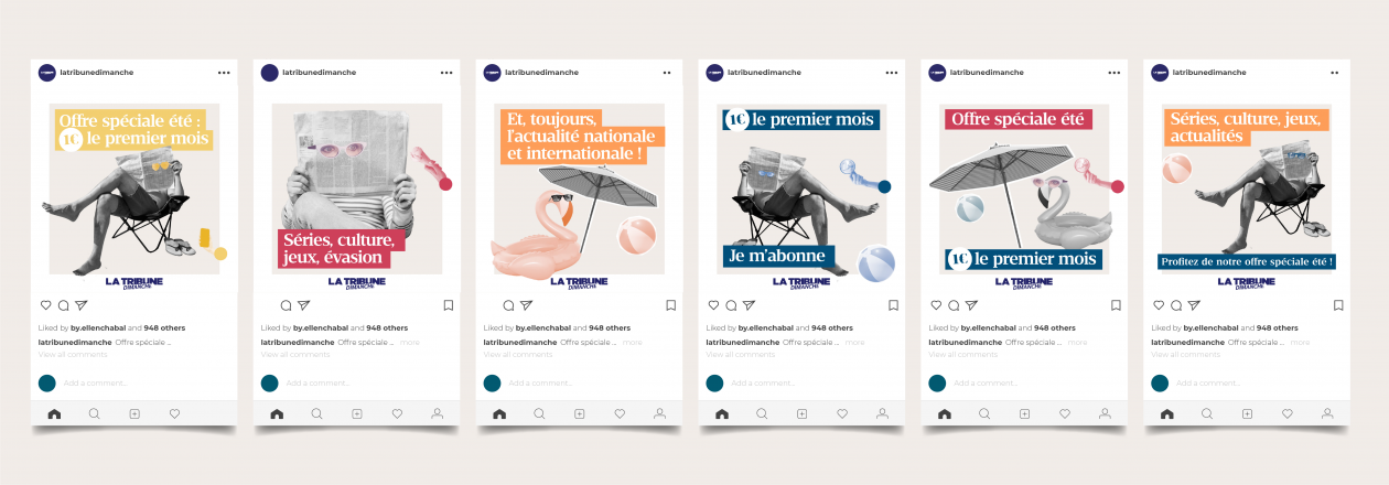 Campagne Réseaux Sociaux - Campagne Eté 2024